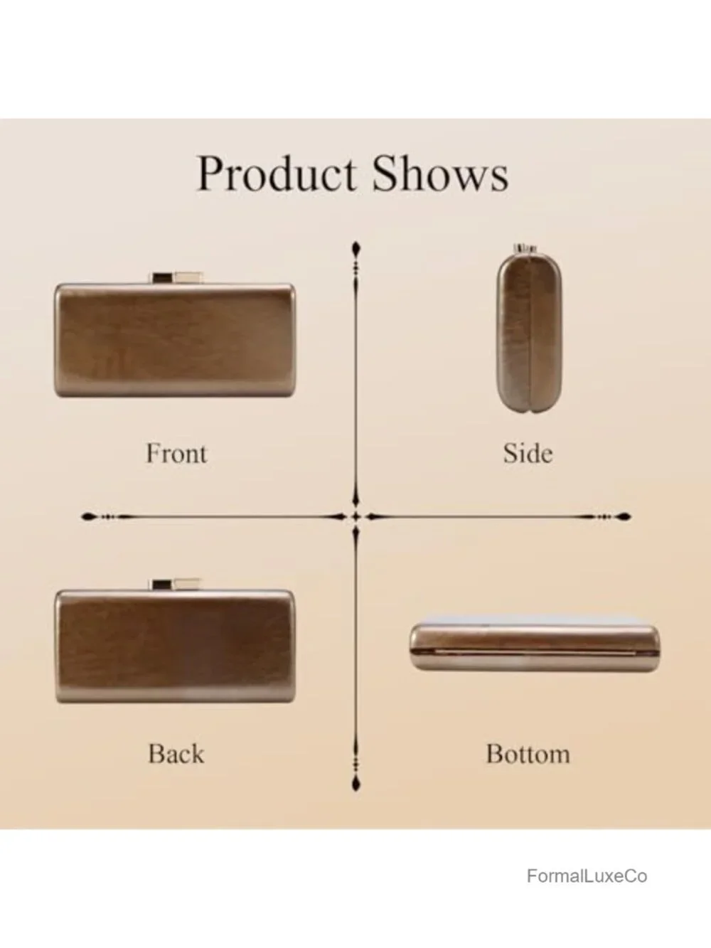 Acrylic Clutch Purse Women Evening Bag with Chain Prom Wedding Party